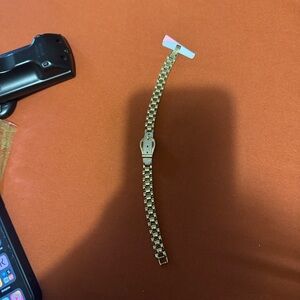 Gold-Tone Bracelet Watch